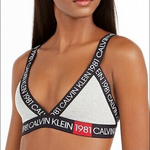 Calvin Klein Other - Calvin Klein 1981 Un-Lined Triangle Bralette